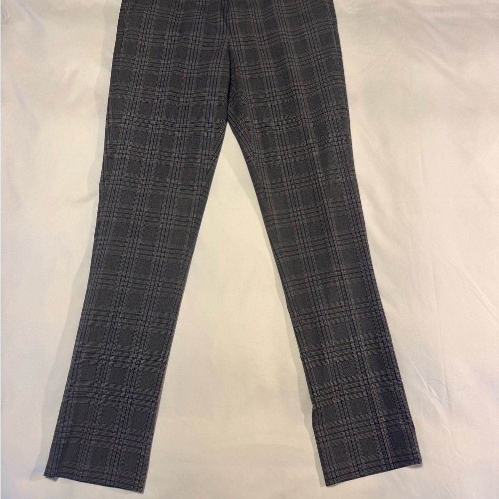 Murano Charcoal Checkered Dress Pants